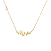 Load image into Gallery viewer, Butterfly Cluster Gold Necklace