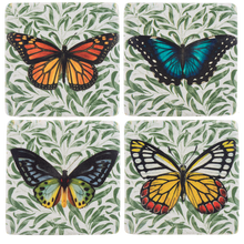 Load image into Gallery viewer, Butterfly Coaster Set