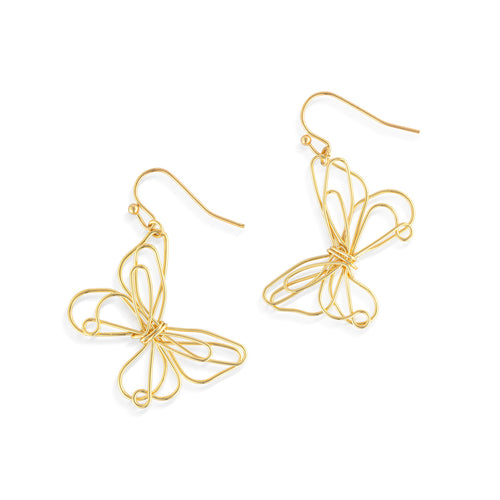 Butterfly Open Charm Earrings