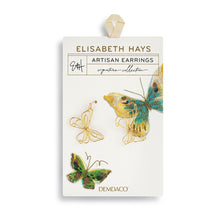 Load image into Gallery viewer, Butterfly Open Charm Earrings