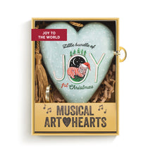 Load image into Gallery viewer, Child's 1st Christmas Musical Art Heart