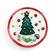 Load image into Gallery viewer, Christmas Tree Mini Round Plate
