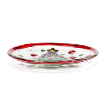 Load image into Gallery viewer, Christmas Tree Mini Round Plate