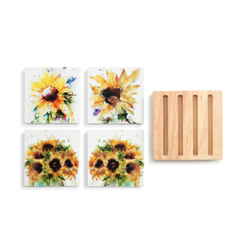 DC Sunflowers Coaster Set
