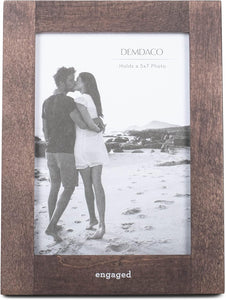 Engaged Wood Photo Frame