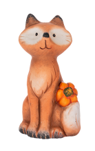Load image into Gallery viewer, Fall Fox Figurines Pumpkin