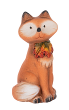 Load image into Gallery viewer, Fall Fox Figurines Leaves