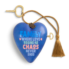 Load image into Gallery viewer, Family Blue Musical Art Heart