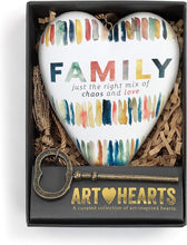 Load image into Gallery viewer, Family Chaos Art Heart