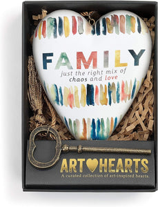 Family Chaos Art Heart