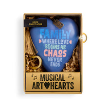 Load image into Gallery viewer, Family Blue Musical Art Heart