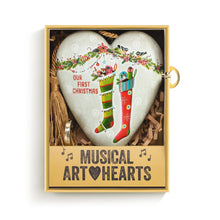Load image into Gallery viewer, First Christmas Music Art Heart