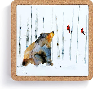 Friends In The Woods Trivet
