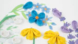 Load image into Gallery viewer, Quilling Card - Quilled Garden Heart Greeting Card