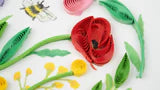 Load image into Gallery viewer, Quilling Card - Quilled Garden Heart Greeting Card