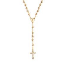 Load image into Gallery viewer, Gold Rosary with Pouch