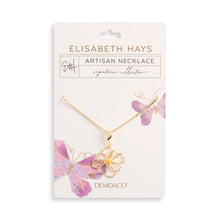 Load image into Gallery viewer, Gold Flower Open Wire Necklace