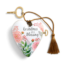 Load image into Gallery viewer, Grandmas Are A Blessing Musical Art Heart
