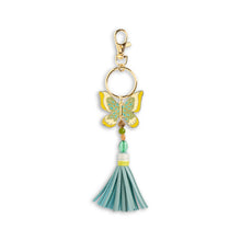 Load image into Gallery viewer, Green Butterfly Bag Charm