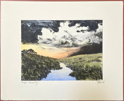 High Country Original Monotype by Dale Rayburn