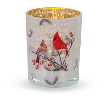 Load image into Gallery viewer, Holiday Cardinal Tealight Holder - Large