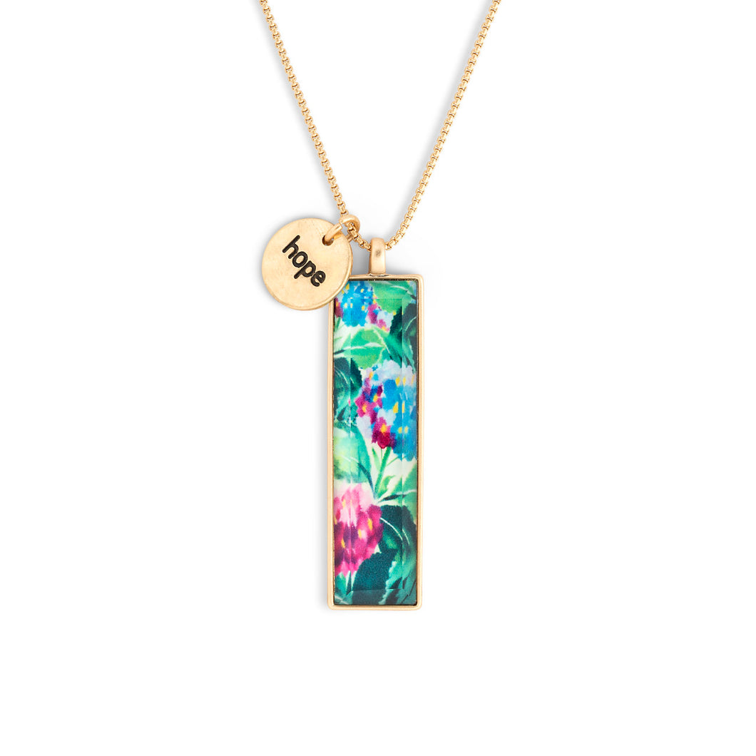 Hydrangea Ajisai Necklace