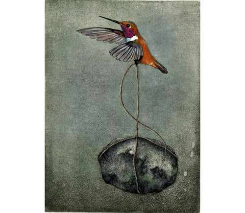 Inner Strength I HC Etching by Eileen Sorg
