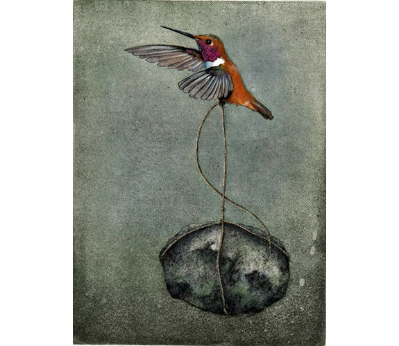 Inner Strength I HC Etching by Eileen Sorg