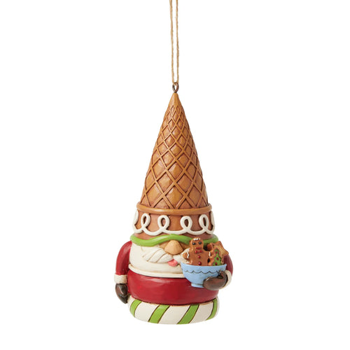 JS Gingerbread Gnome Ornament