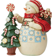 Load image into Gallery viewer, JS HWC Snowman With Candy Tree