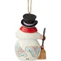 Load image into Gallery viewer, JS HWC Snowman w/Long Scarf Ornament