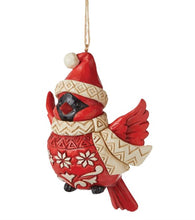 Load image into Gallery viewer, JS Nordic Noel Cardinal Ornament