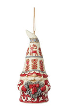 Load image into Gallery viewer, JS Nordic Noel Gnome with Heart Ornament