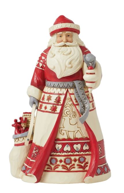 JS Nordic Noel Santa with Bag