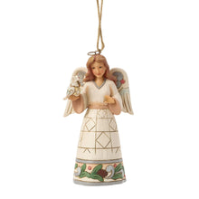 Load image into Gallery viewer, JS Woodland Angel With Owl Ornament