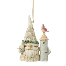 Load image into Gallery viewer, JS Woodland Gnome w/ Birdhouse Ornament