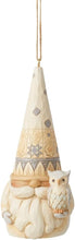 Load image into Gallery viewer, JS Woodland Gnome w/ Owl Ornament