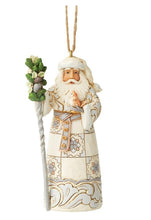 Load image into Gallery viewer, JS Woodland Santa with Staff Ornament