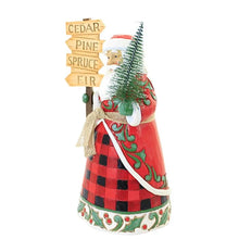 Load image into Gallery viewer, JS CLV Santa with Sign and Tree