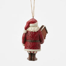 Load image into Gallery viewer, JS Gingerbread Santa Ornament