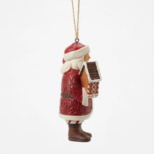 Load image into Gallery viewer, JS Gingerbread Santa Ornament