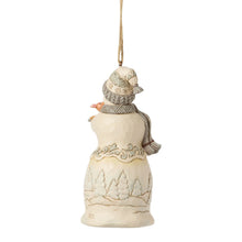 Load image into Gallery viewer, JS Woodland Snowman w/ Fawn Ornament