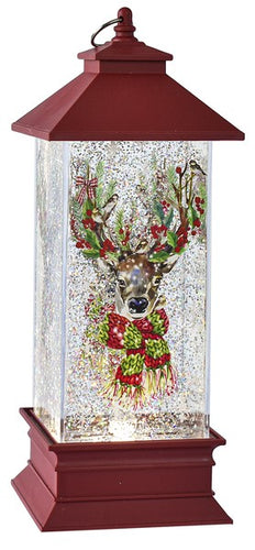 LED Shimmer Deer/Scarf Lantern