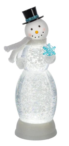 LED Shimmer Snowman Acrylic