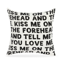 Load image into Gallery viewer, Live From Snack Time Tell Me You Love Me Square Pillow - 18in