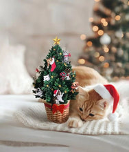 Load image into Gallery viewer, Fresh Cut Meowy Christmas Tree