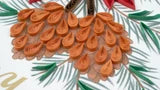 Load image into Gallery viewer, Quilling Card - Merry Christmas Pinecone