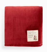 Load image into Gallery viewer, Nothing All Day Holiday Mega Blanket - Red