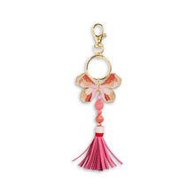 Load image into Gallery viewer, Pink Butterfly Bag Charm