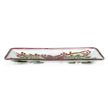 Load image into Gallery viewer, Pointsettia Rectangular Platter